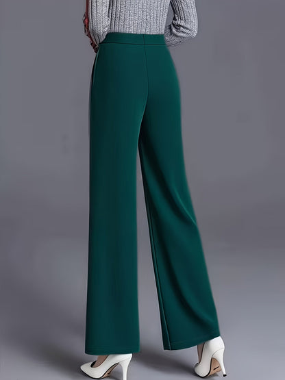 Marlene | High-Waisted Straight-Leg Trousers