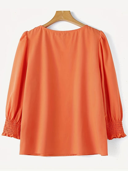 Gwyneth | Elegant Puff-Sleeve Blouse