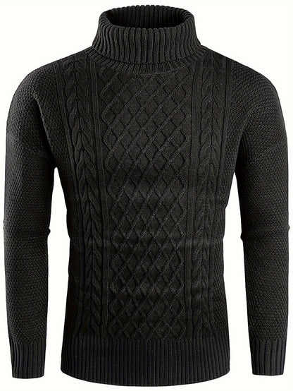 Grayson | Cable-Knit Turtleneck Sweater