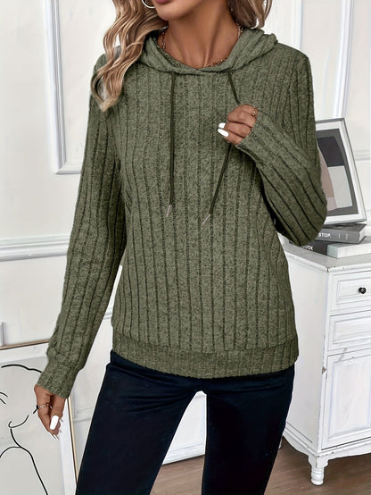 Noreen | Cosy Ribbed Hoodie