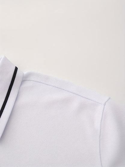 Reginald | Refined Long-Sleeve Polo Shirt