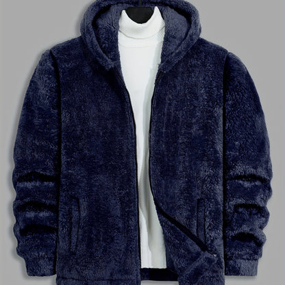 Trevor | Cosy Hooded Zip Jacket