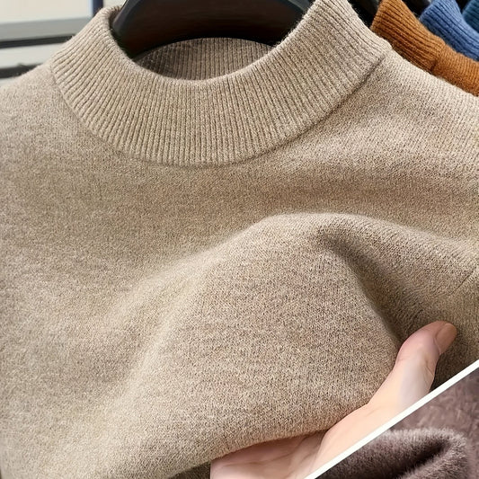 Cedric | Cosy Mock-Neck Sweater