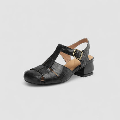Alannah | Classic T-Bar Block Heel Sandals