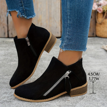 Winifred | Timeless Side-Zip Ankle Boots