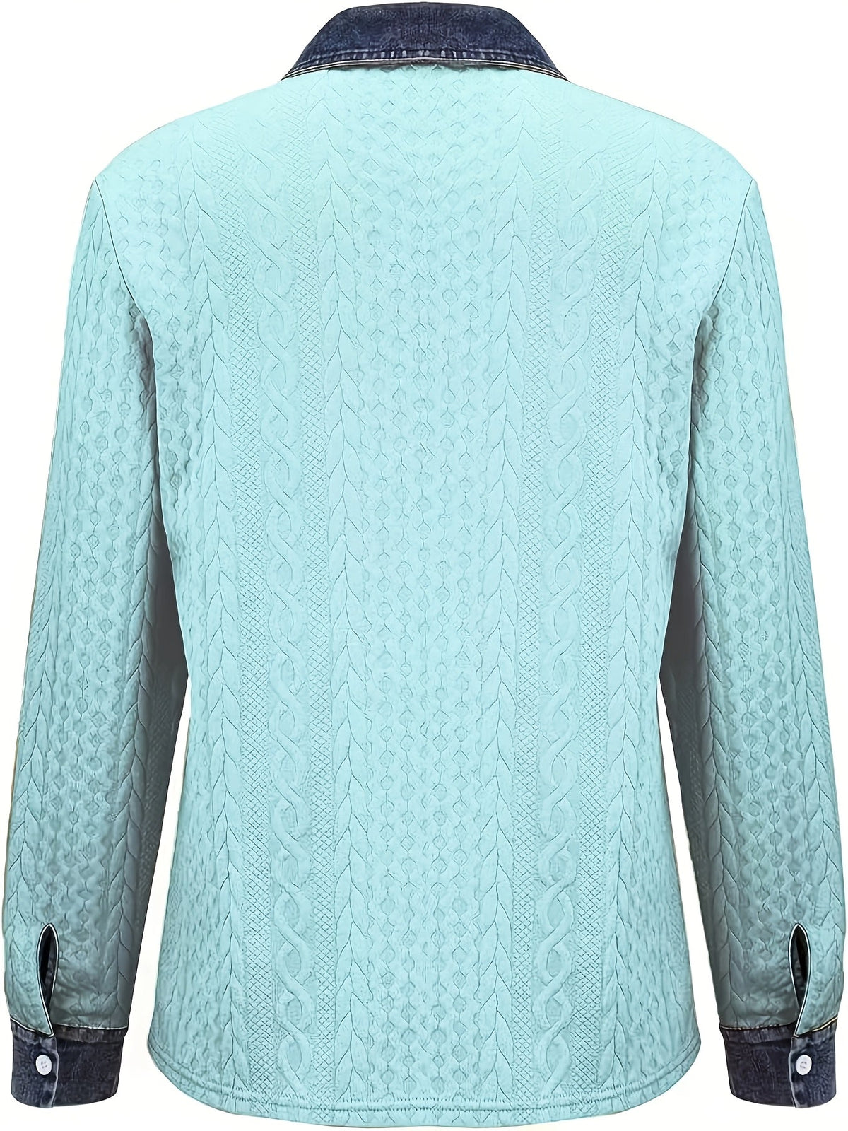 Melanie | Textured Contrast Cardigan