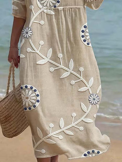 Charlotte | Elegant Mid Sleeve Dress
