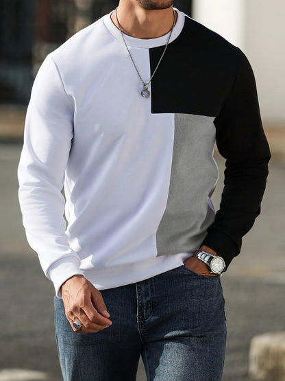 Oliver | Colour-Block Pullover Sweatshirt