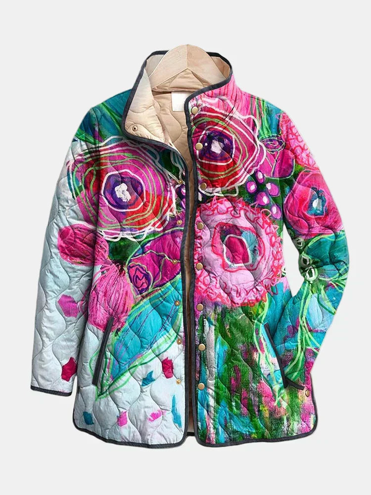ARIANNE | Elegant Floral Pattern Jacket