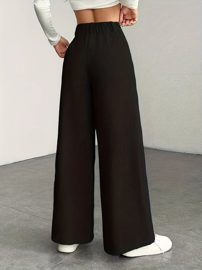 Nora | High-Waisted Wide-Leg Trousers