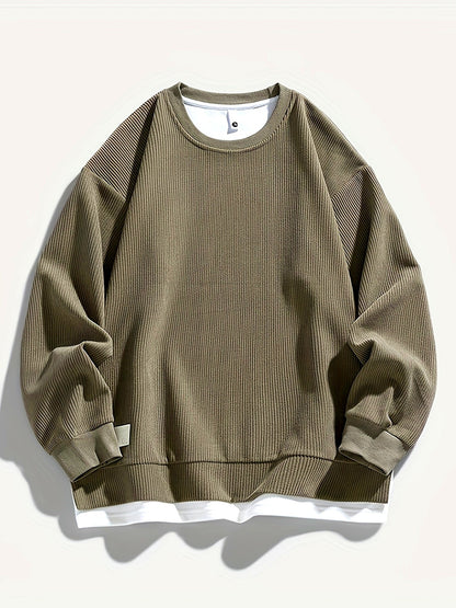 Auden | Layered Crewneck Sweatshirt