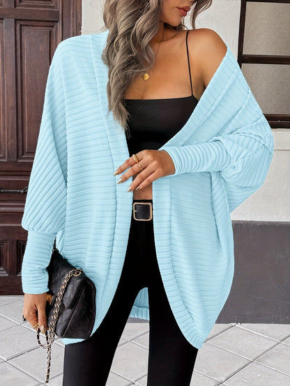 Maeve | Relaxed Open-Front Cardigan