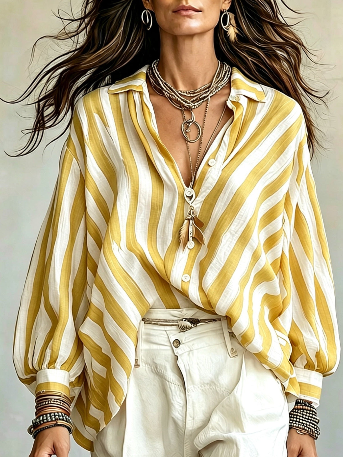 Tessa | Relaxed Striped Shirt