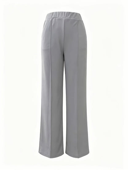 Marlene | High-Waisted Straight-Leg Trousers