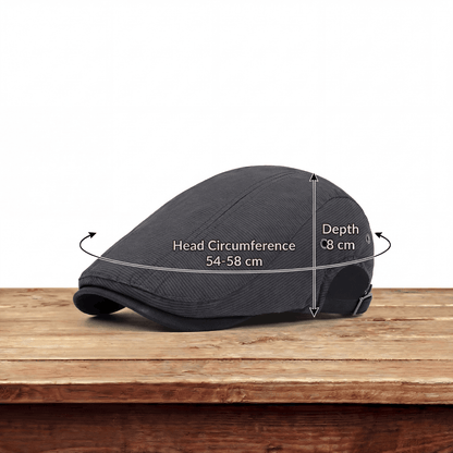 Varen | Classic Everyday Pinstripe Flat Cap