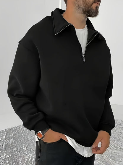 Gideon | Collared Half-Zip Sweatshirt