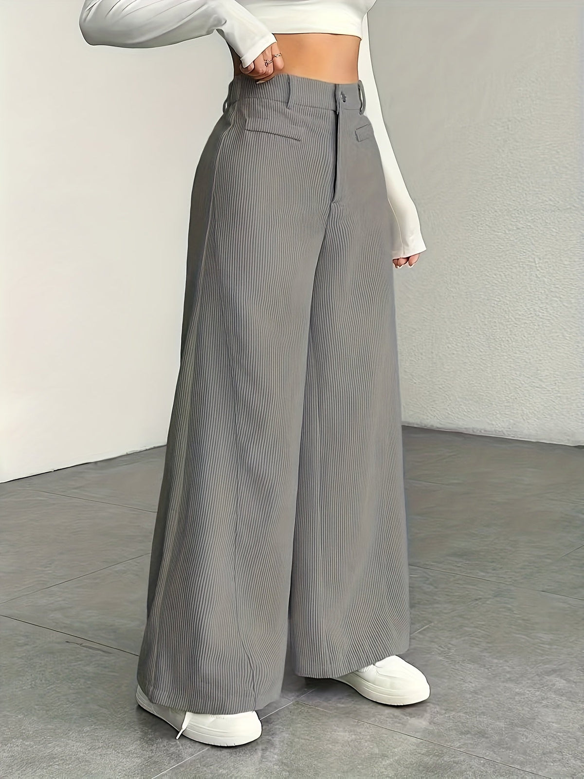 Nora | High-Waisted Wide-Leg Trousers