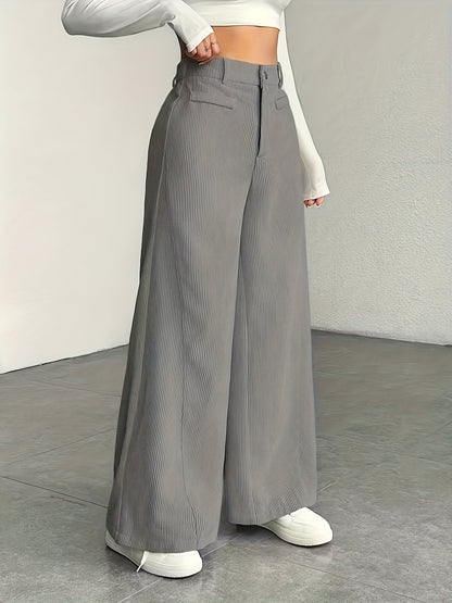 Nora | High-Waisted Wide-Leg Trousers