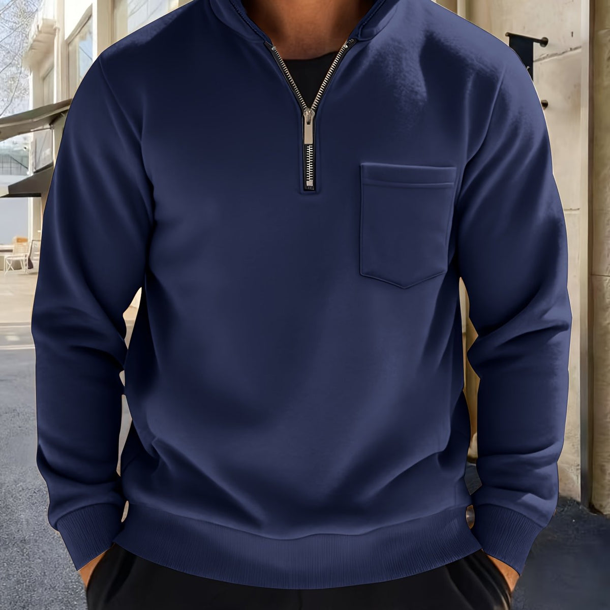 Oscar | Refined Half-Zip Pullover