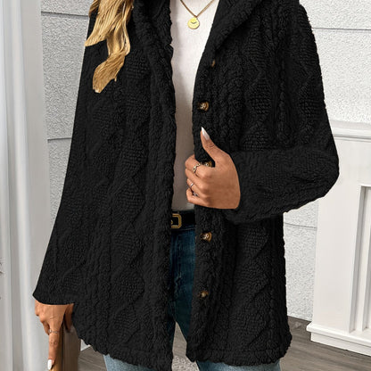 Sloane | Textured Hooded Jacket