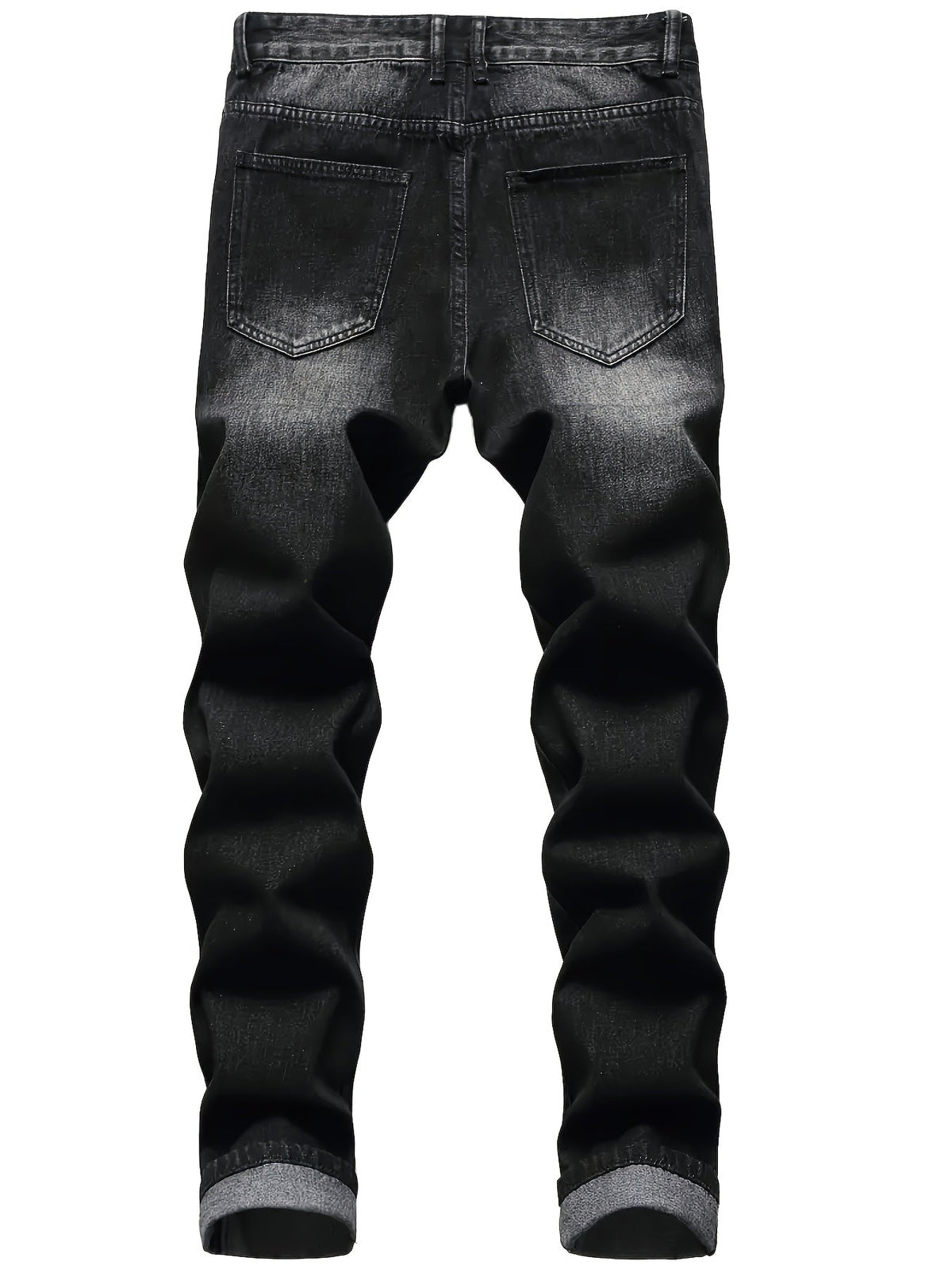 Kingsley | Rugged Distressed Straight Jeans
