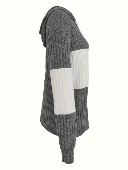 Tamara | Textured Hooded Zip Jacket