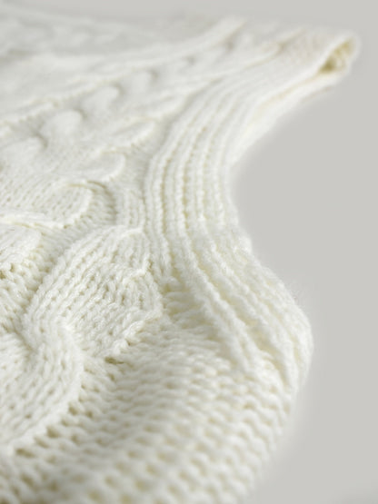 Colleen | Cable-Knit V-Neck Sweater Vest
