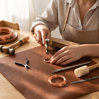 Ethal's Slick Copper Toe Ring