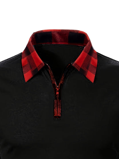 Curtis | Half-Zip Collared Polo Shirt