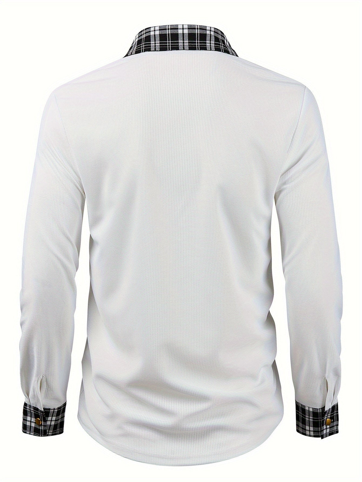 Curtis | Textured Contrast-Trim Shirt