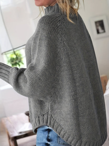 Judith | Cable-Knit High-Neck Sweater