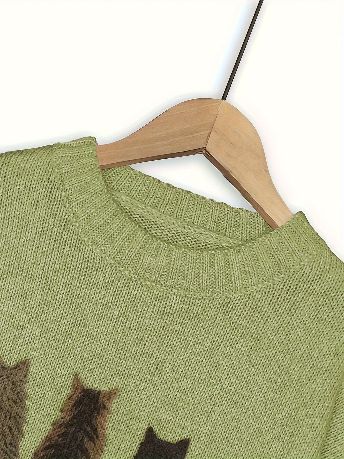 Talia | Cosy Cat-Print Jumper