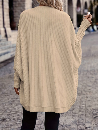Maeve | Relaxed Open-Front Cardigan