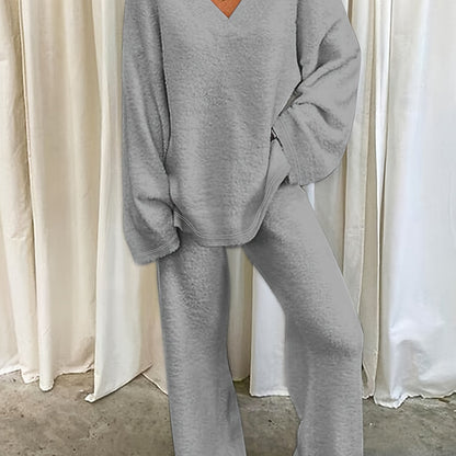 Nora | Relaxed V-Neck Two-Piece Set
