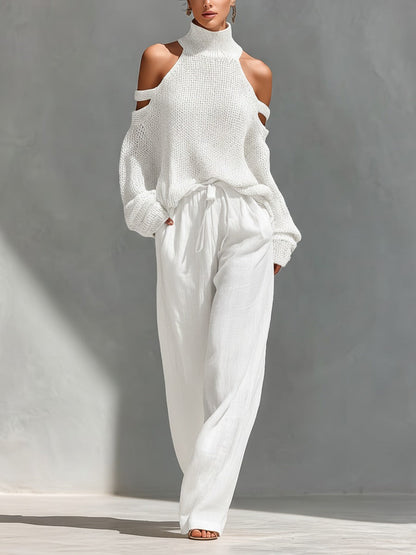 Annette | Relaxed Cold-Shoulder Two-Piece Set