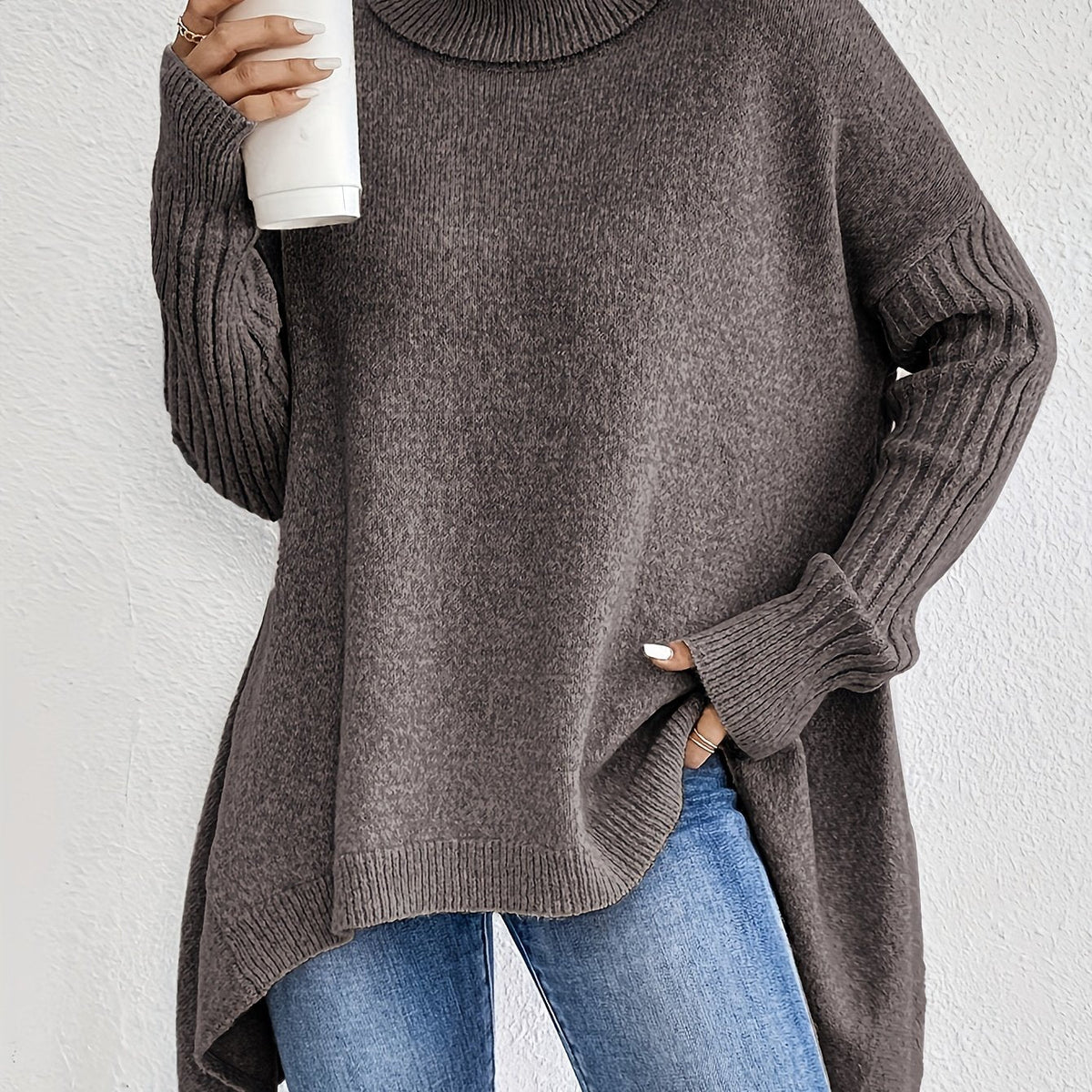 Brooke | High-Neck Relaxed Jumper