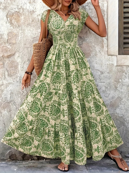 Mirabel | Bohemian Tiered Maxi Dress