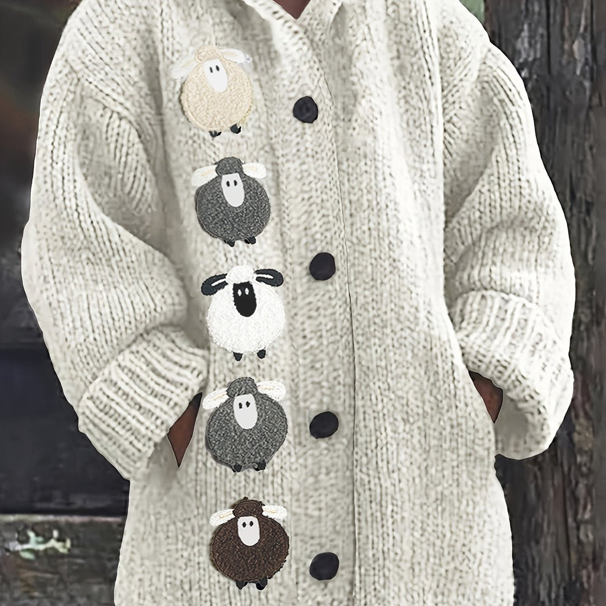 Faye | Cosy Hooded Cardigan