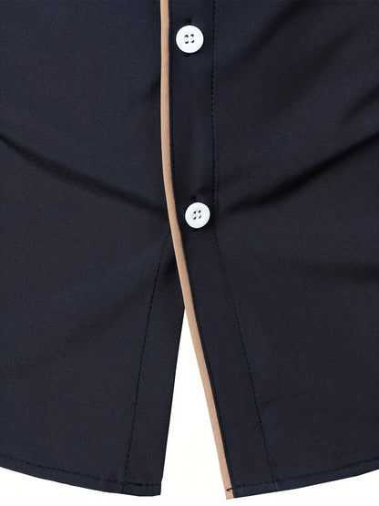 Brooks | Refined Contrast-Trim Shirt