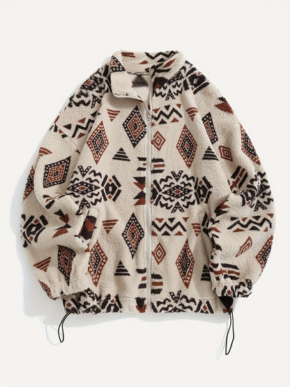 Lorraine | Patterned Zip-Up Jacket