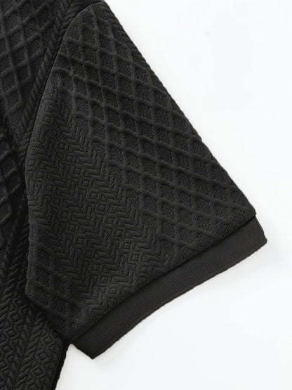 Harrington | Textured Business Polo Shirt