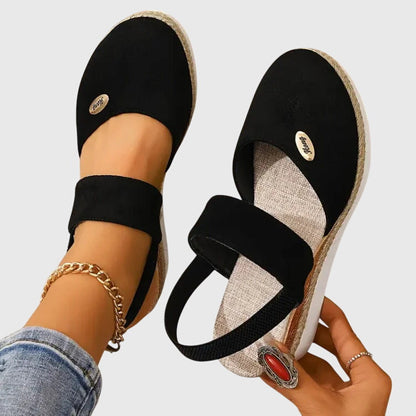 Robyn | Espadrille Strap Wedge Sandals