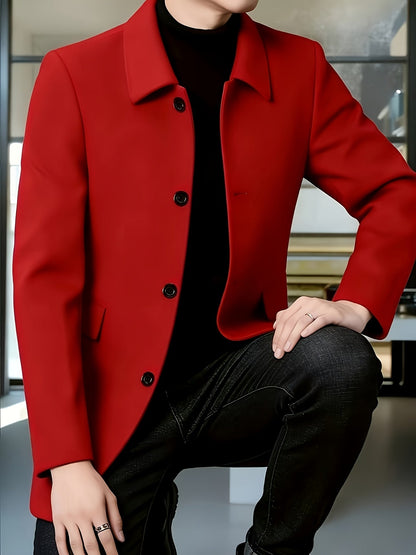 Cedric | Tailored Single-Breasted Overcoat