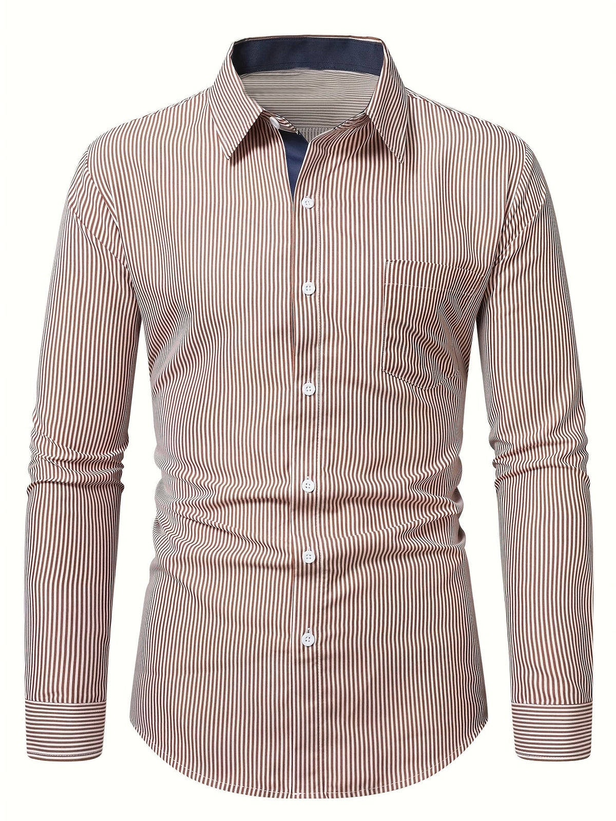 Sullivan | Refined Striped Long Sleeve Shirt