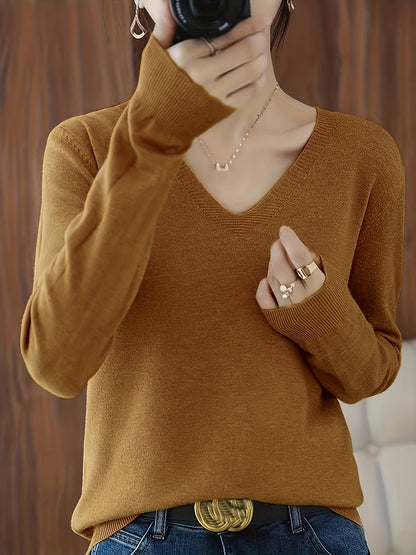 Deborah | Relaxed V-Neck Sweater
