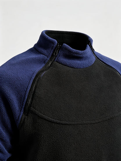 Grady | Zip-Detail Military Pullover