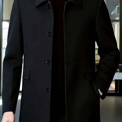 Cedric | Tailored Single-Breasted Overcoat