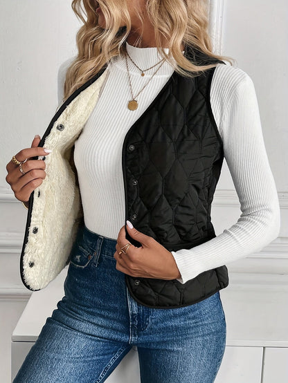 Constance | Reversible Quilted Gilet