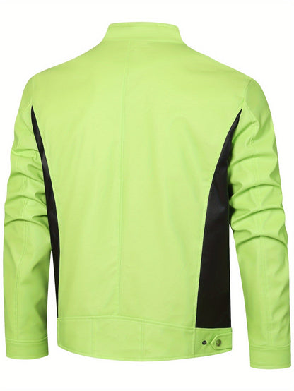 Wallace | Stand-Collar Moto Jacket