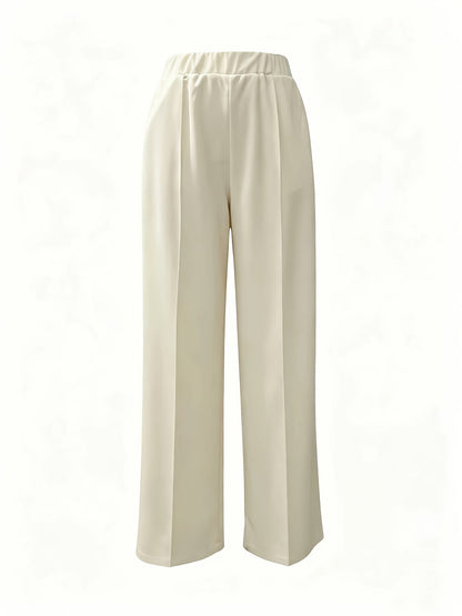 Marlene | High-Waisted Straight-Leg Trousers